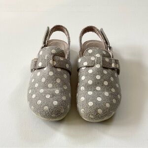 Cat & Jack Gray Polka Dot Clogs